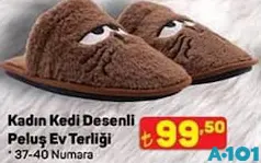 JUNO KADIN KEDİ DESENLİ PELUŞ EV TERLİĞİ JUNO KADIN KEDİ DESENLİ PELUŞ EV TERLİĞİ